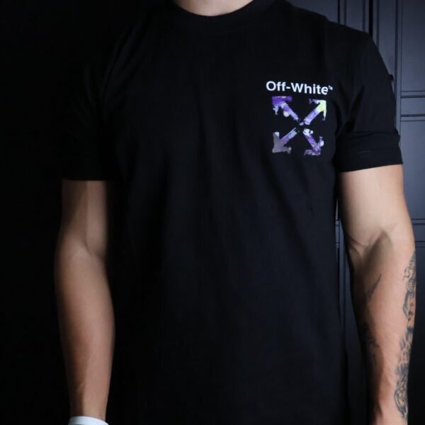 Majica Off-White kratki rukavi crna KAWS