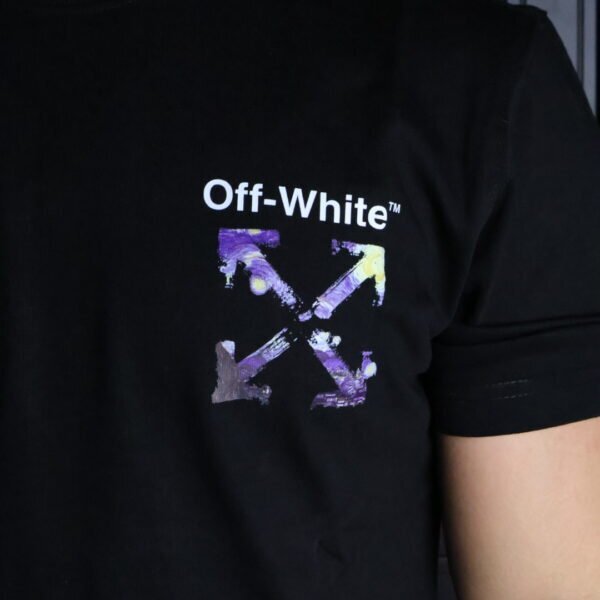 Majica Off-White kratki rukavi crna KAWS