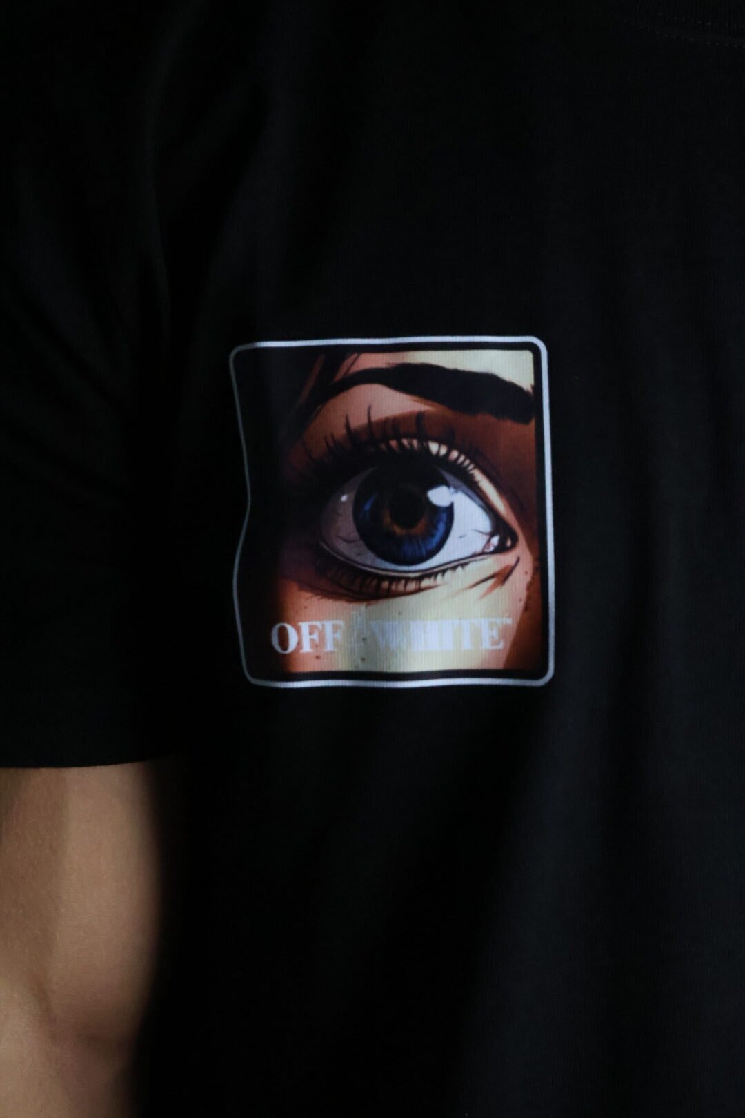 Majica Off-White kratki rukavi crn - Slika 3