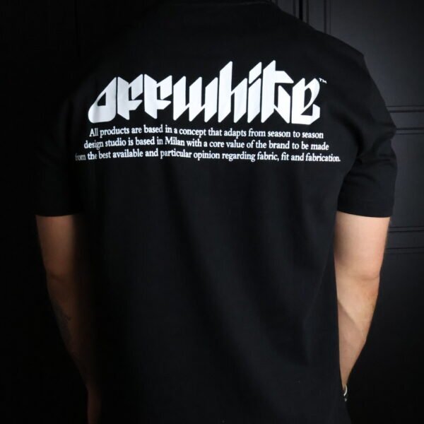 Majica Off-White kratki rukavi crn