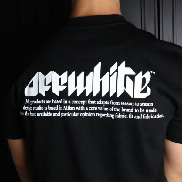 Majica Off-White kratki rukavi crn