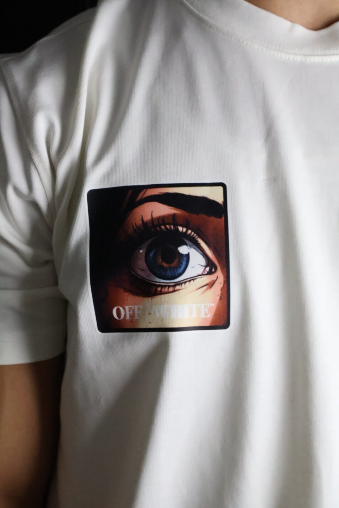 Majica Off-White kratki rukavi bijela - Slika 3