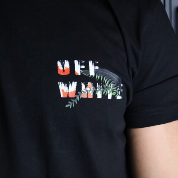 Majica Off-White krtaki rukav crna KAWS