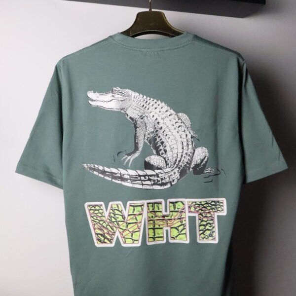 Majica Off-White kratki rukav olive green