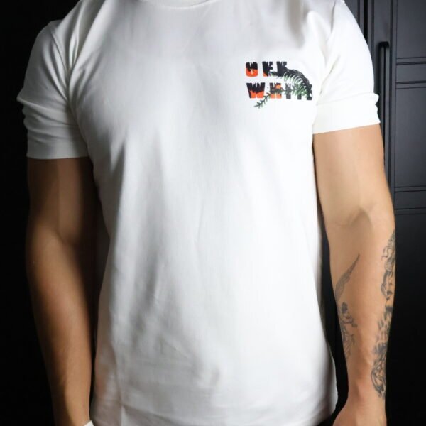 Majica Off-White kratki rukavi bijela KAWS