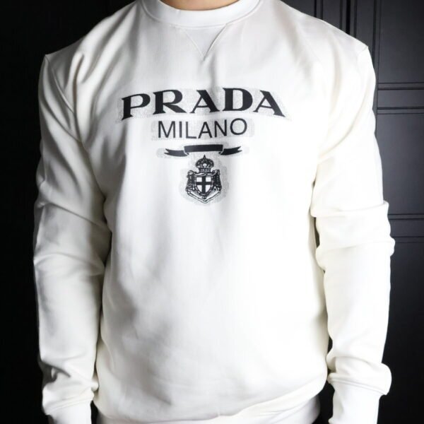 Majica Prada bijela dugi rukavi