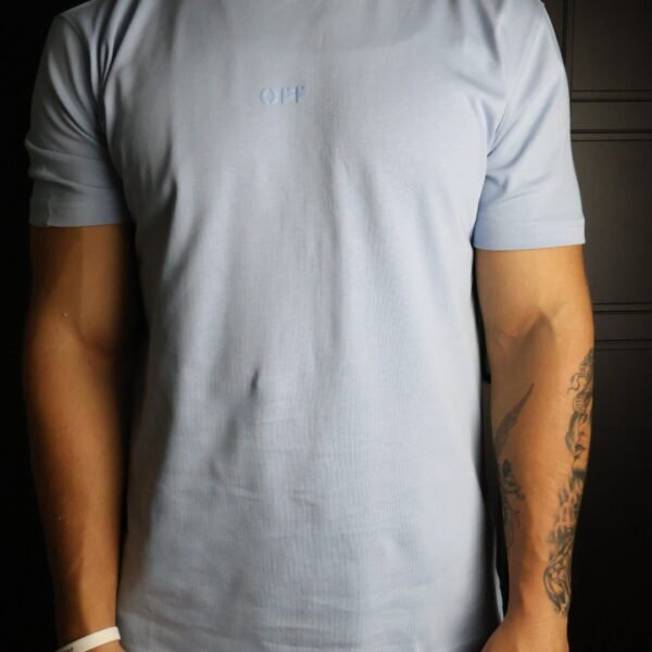 Majica Off-White kratki rukavi plava