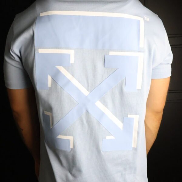 Majica Off-White kratki rukavi plava