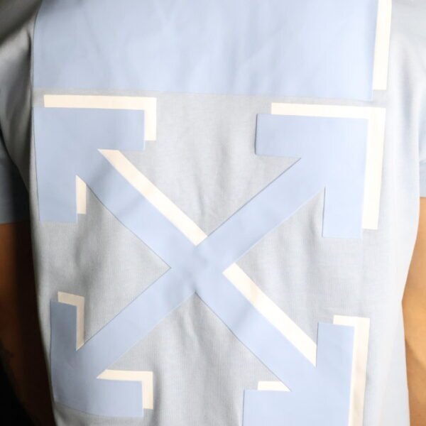 Majica Off-White kratki rukavi plava