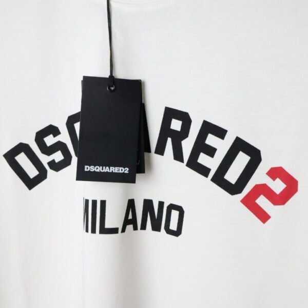 Majica Dsquared2 kratki rukavi bijela Milano