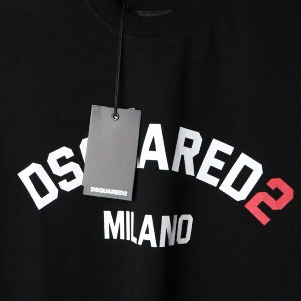 Majica Dsquared2 kratki rukavi crna Milano