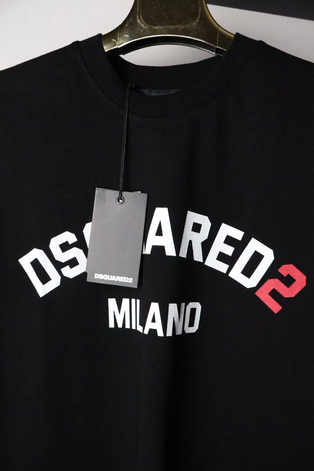 Majica Dsquared2 kratki rukavi crna Milano - Slika 4