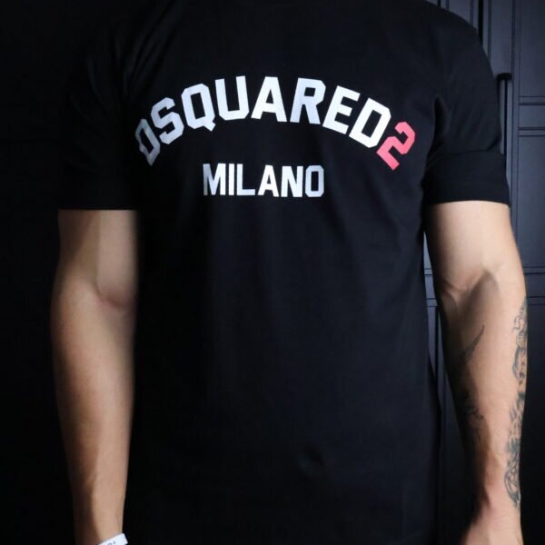 Majica Dsquared2 kratki rukavi crna Milano