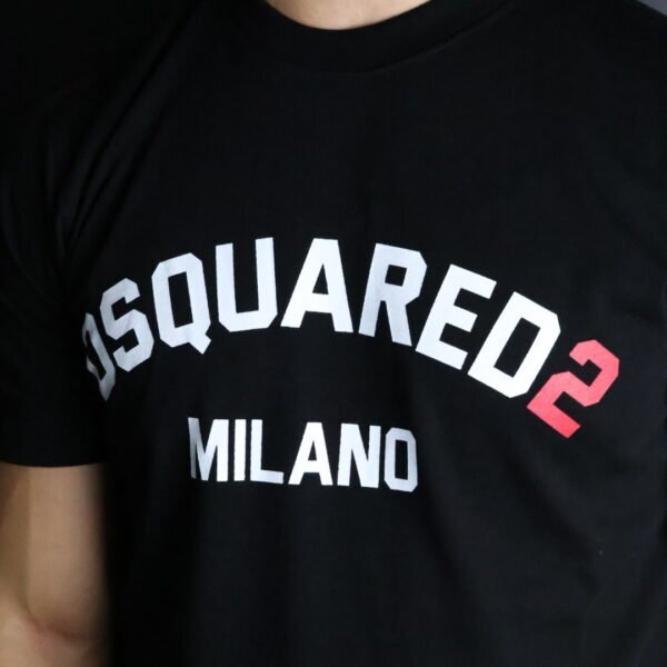 Majica Dsquared2 kratki rukavi crna Milano