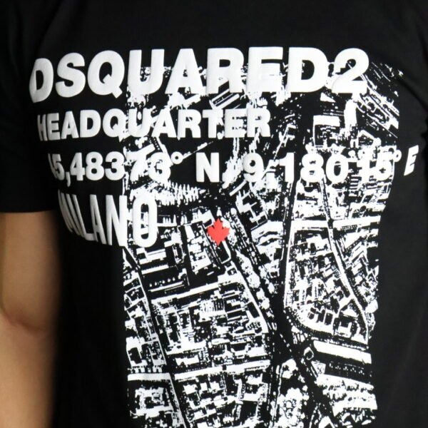 Majica Dsquared2 kratki rukavi crna