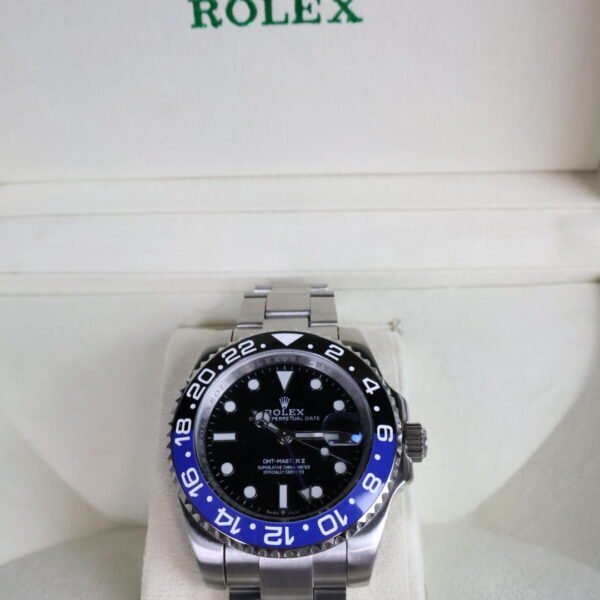 GMT-Master II 40 Silver / Black / Blue