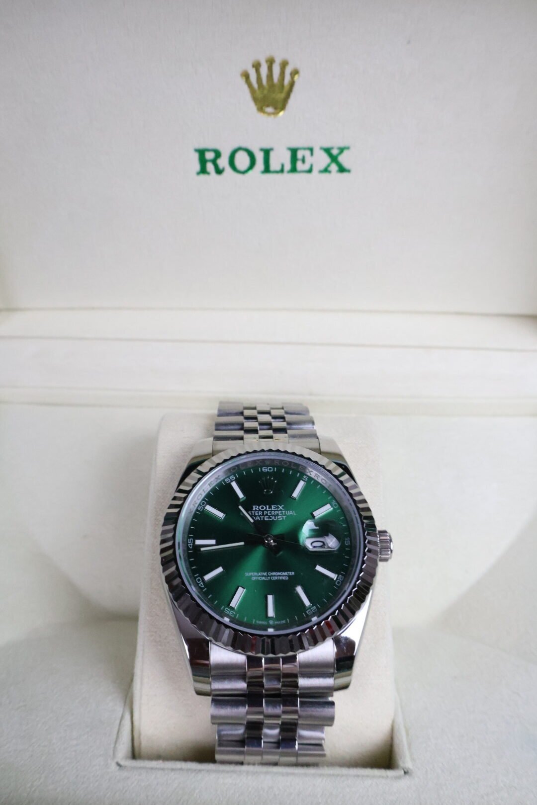 Datejust Silver 41 / Mint Green - Slika 2