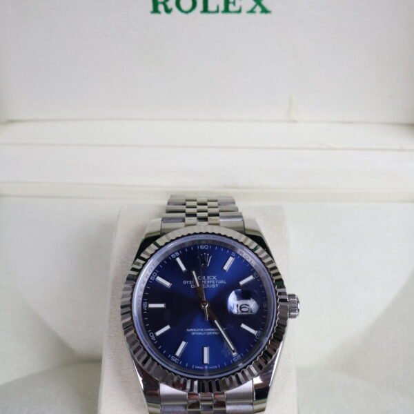 Datejust 41 Silver / Royal Blue