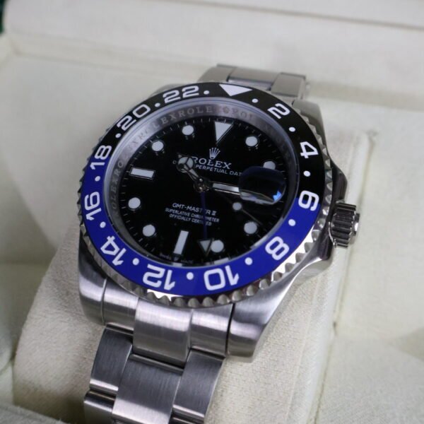 GMT-Master II 40 Silver / Black / Blue