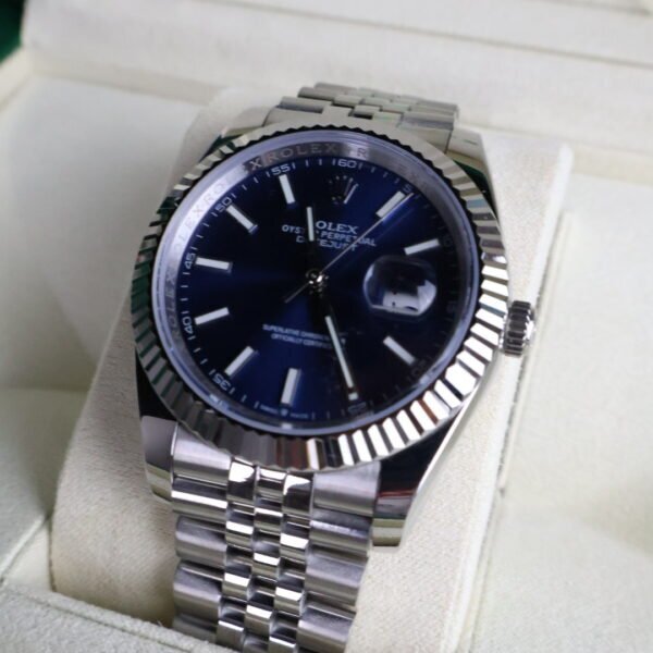 Datejust 41 Silver / Royal Blue