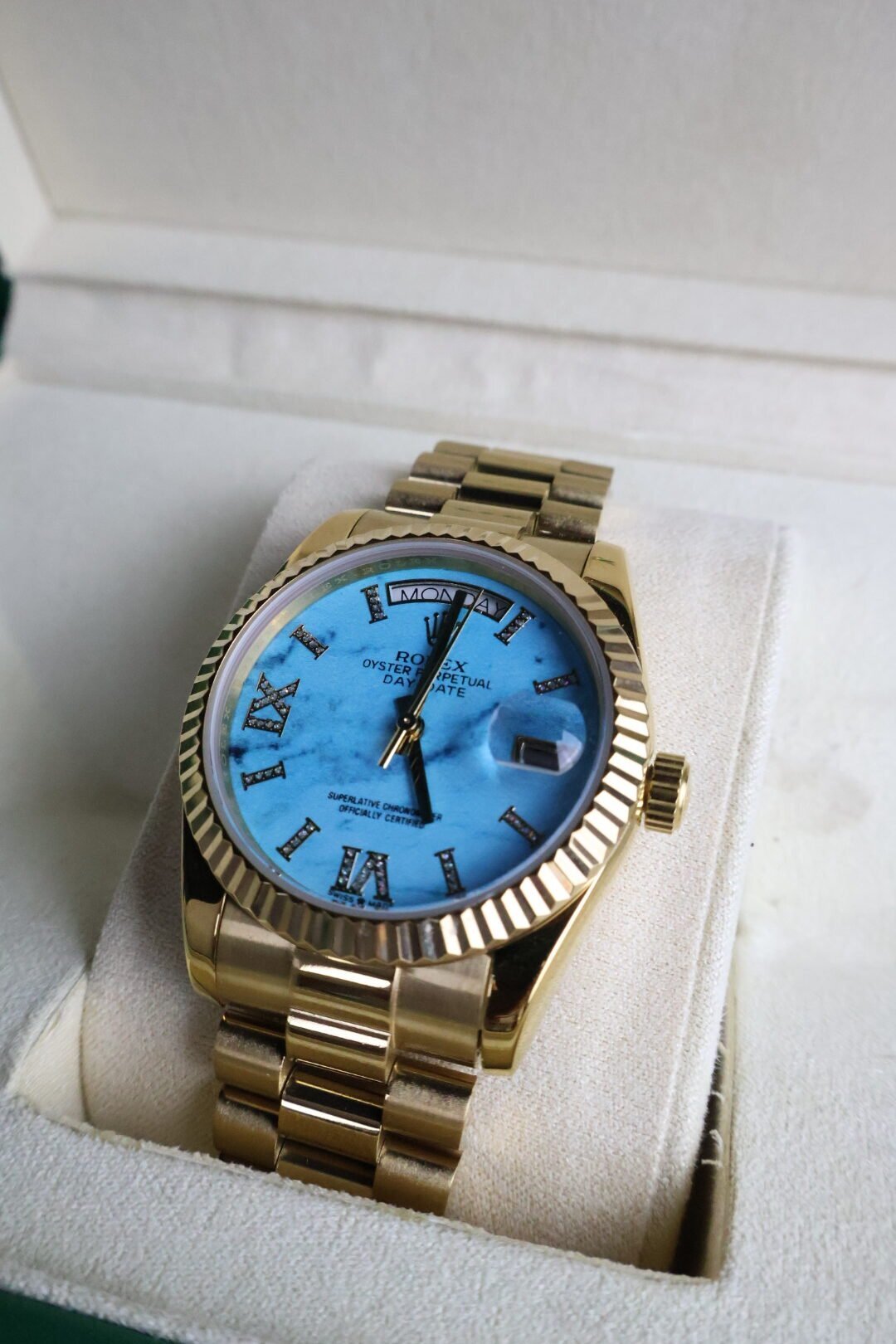 Rolex 36 Gold / Blue - Slika 3