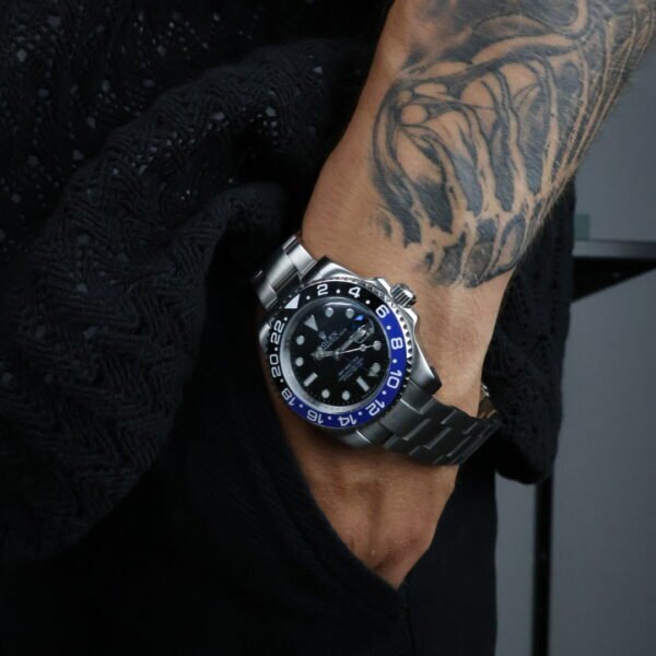 GMT-Master II 40 Silver / Black / Blue
