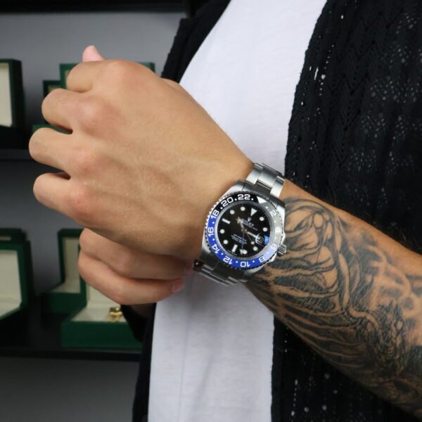 GMT-Master II 40 Silver / Black / Blue