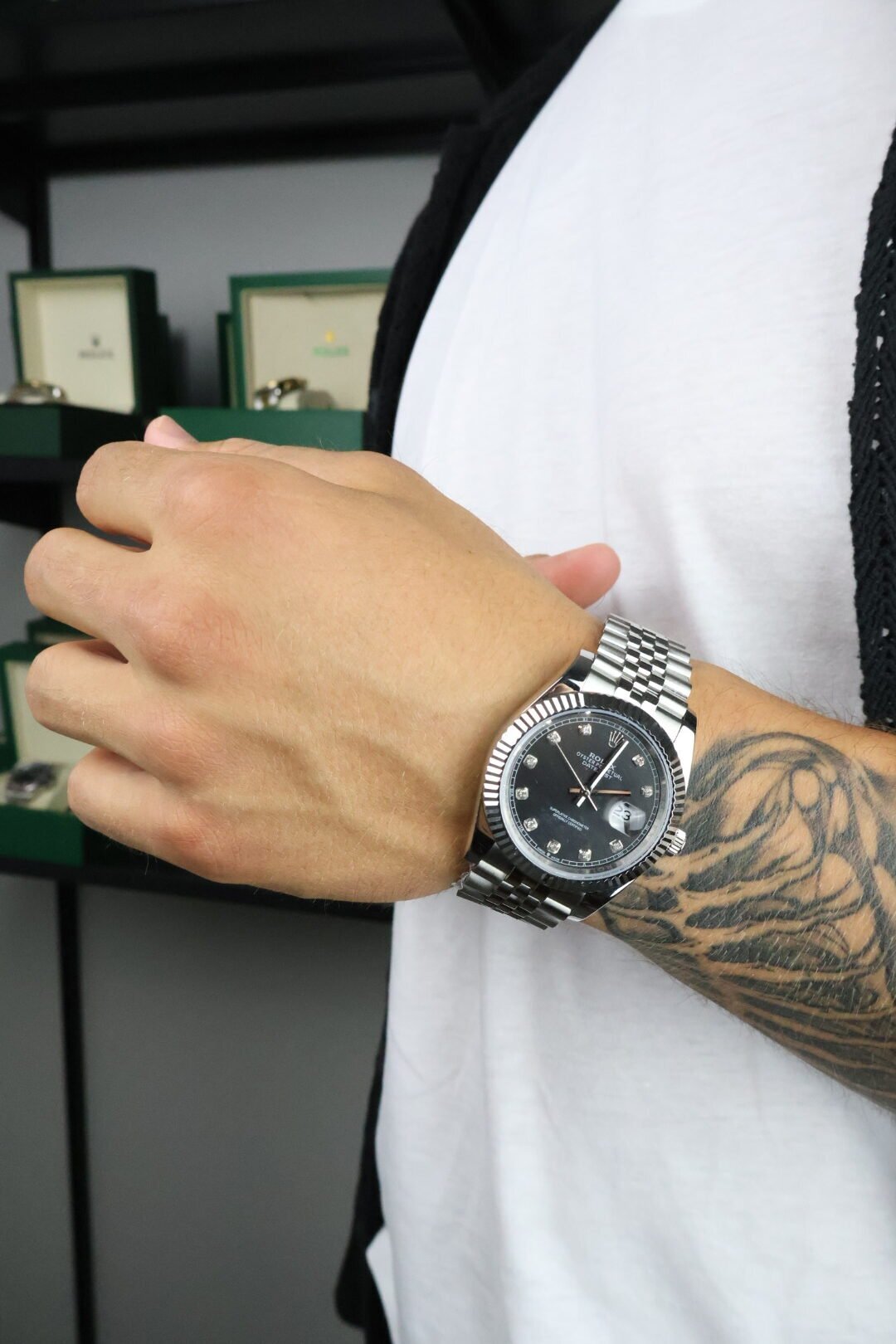 Datejust 41 Silver / Black - Slika 4