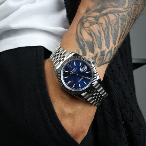 Datejust 41 Silver / Royal Blue