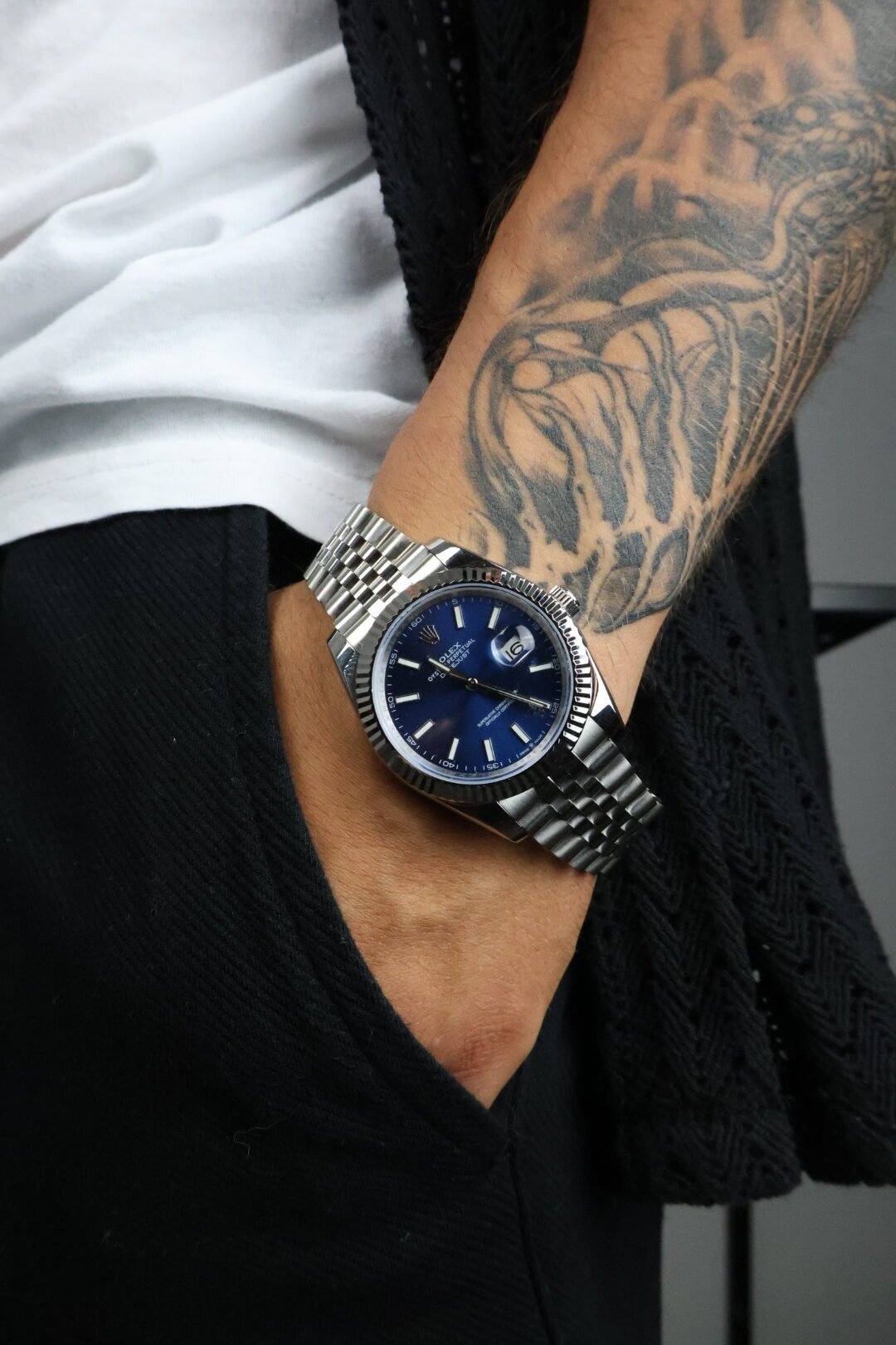 Datejust 41 Silver / Royal Blue - Slika 5