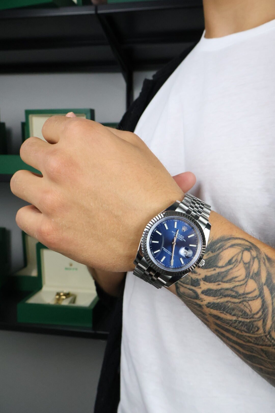 Datejust 41 Silver / Royal Blue - Slika 4