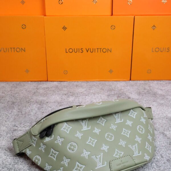 Louis Vuitton green white Bumbag