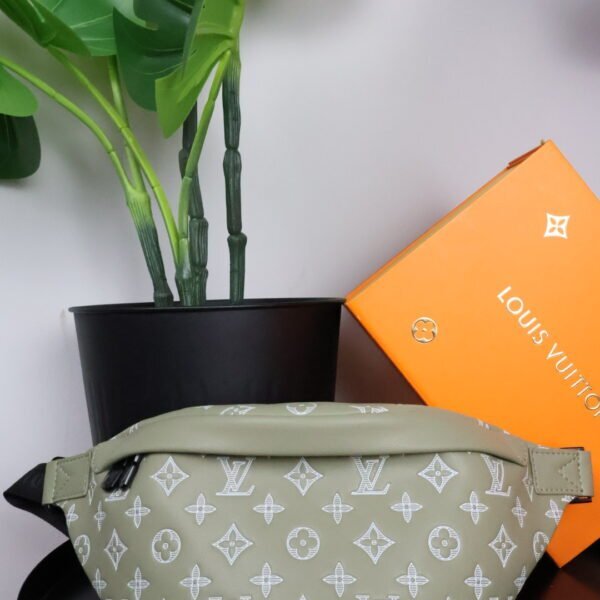 Louis Vuitton green white Bumbag
