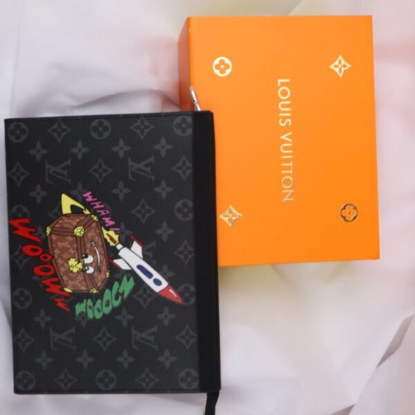 Louis Vuitton black cartoon logo bag