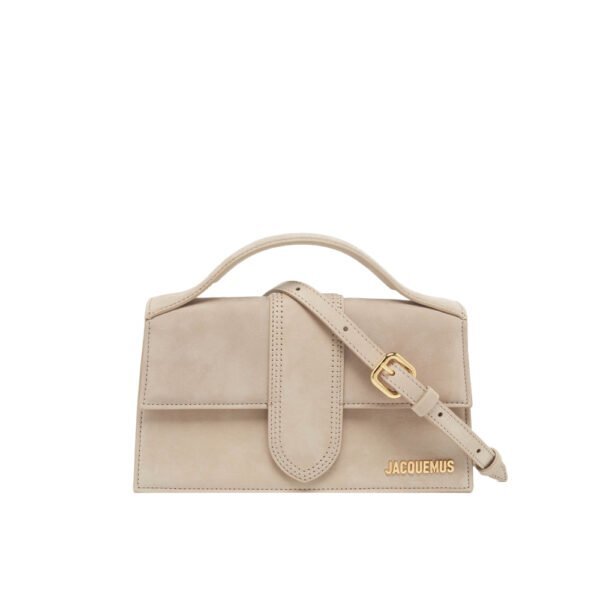 Jacquemus Soft Amber Leather Le Grand Bambino Structured Shoulder Bag