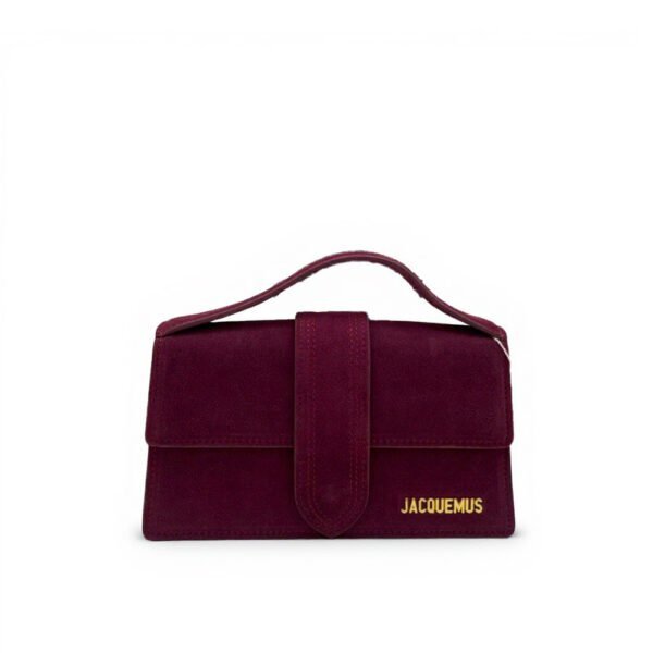 Jacquemus suede Class all-in-one shoulder crossbody bag red