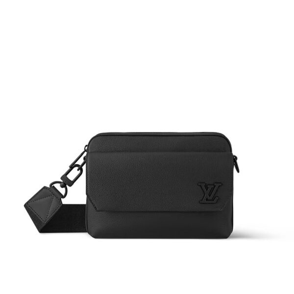 Louis Vuitton Noir Leather Pilot Wearable Wallet