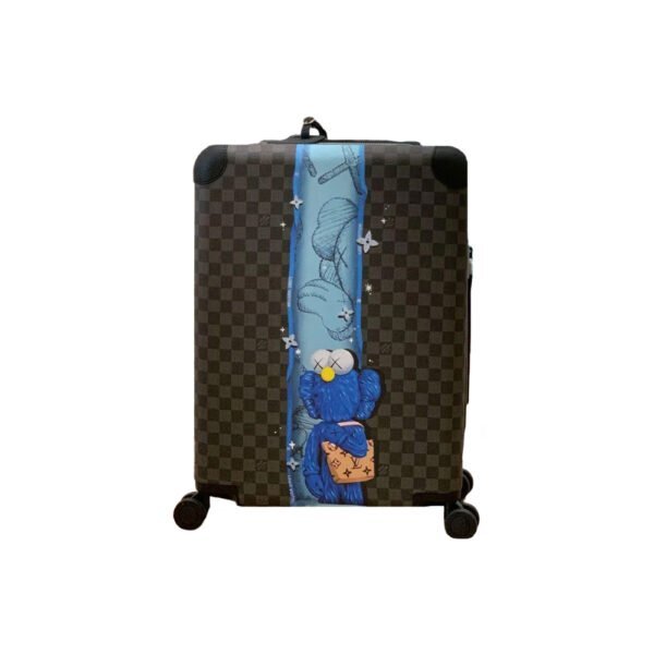 Louis Vuitton black brown Kofer KAWS