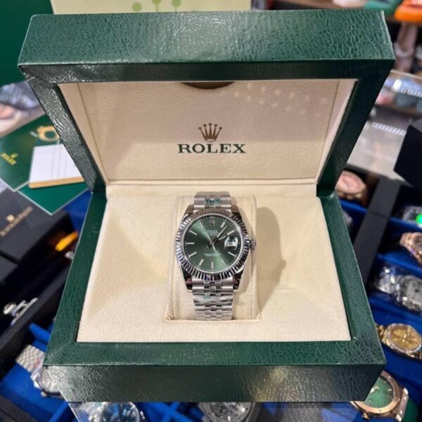 Datejust Silver 41 / Mint Green