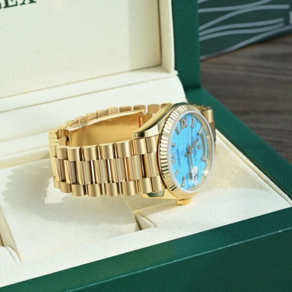 Rolex 36 Gold / Blue