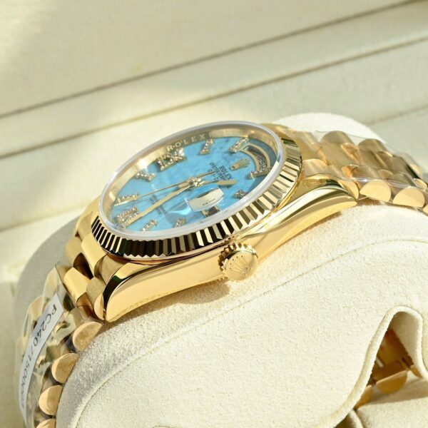 Rolex 36 Gold / Blue