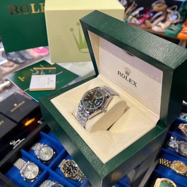 Datejust Silver 41 / Mint Green