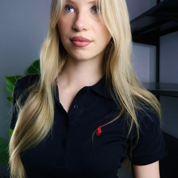 Polo Ralph Lauren haljina Black / Red Logo