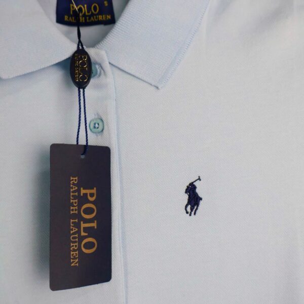 Saint Laurent haljina / Light Blue / Black Logo