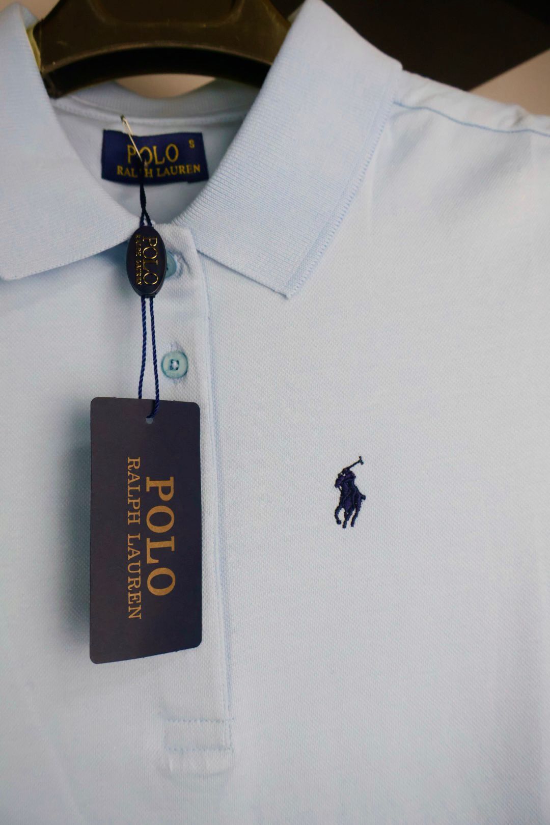 Saint Laurent haljina / Light Blue / Black Logo - Slika 5