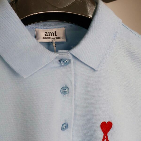 Ami haljina / Light Blue / Red Logo