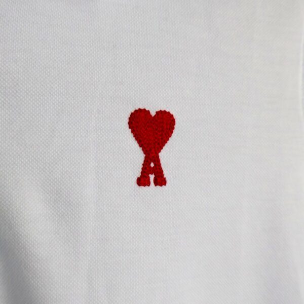 Ami haljina / White / Red Logo