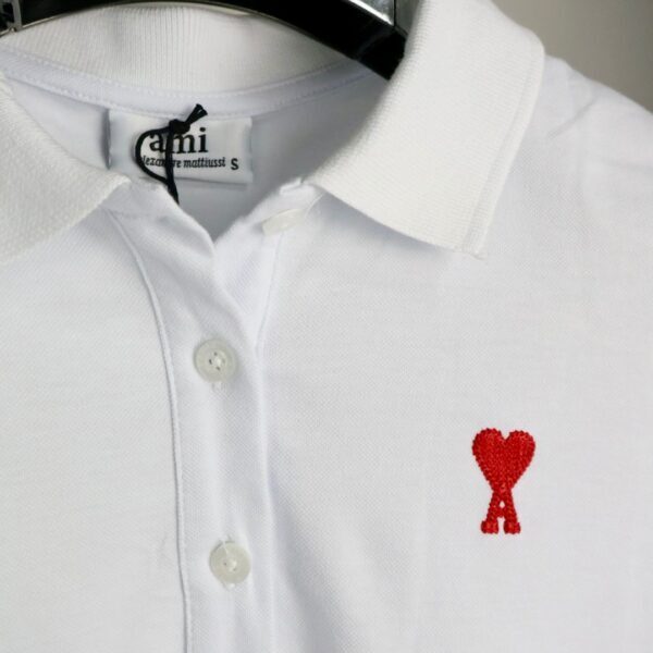 Ami haljina / White / Red Logo