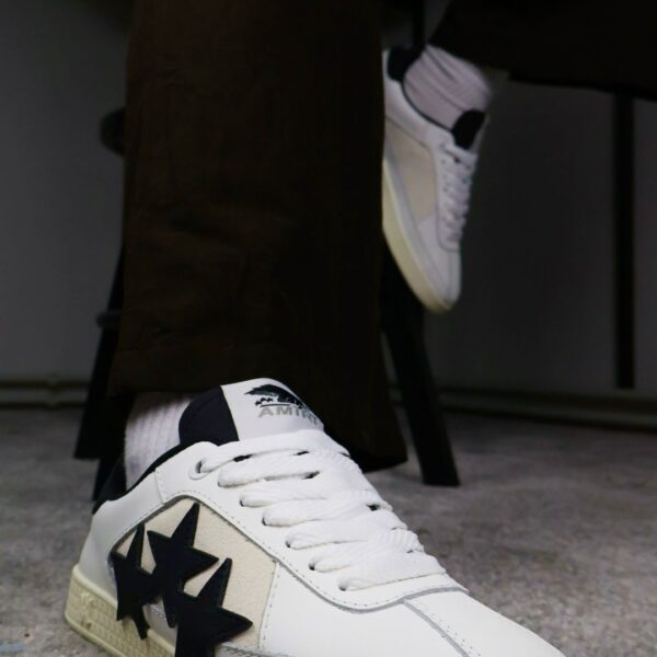 Amiri tenisice / White / Black Details