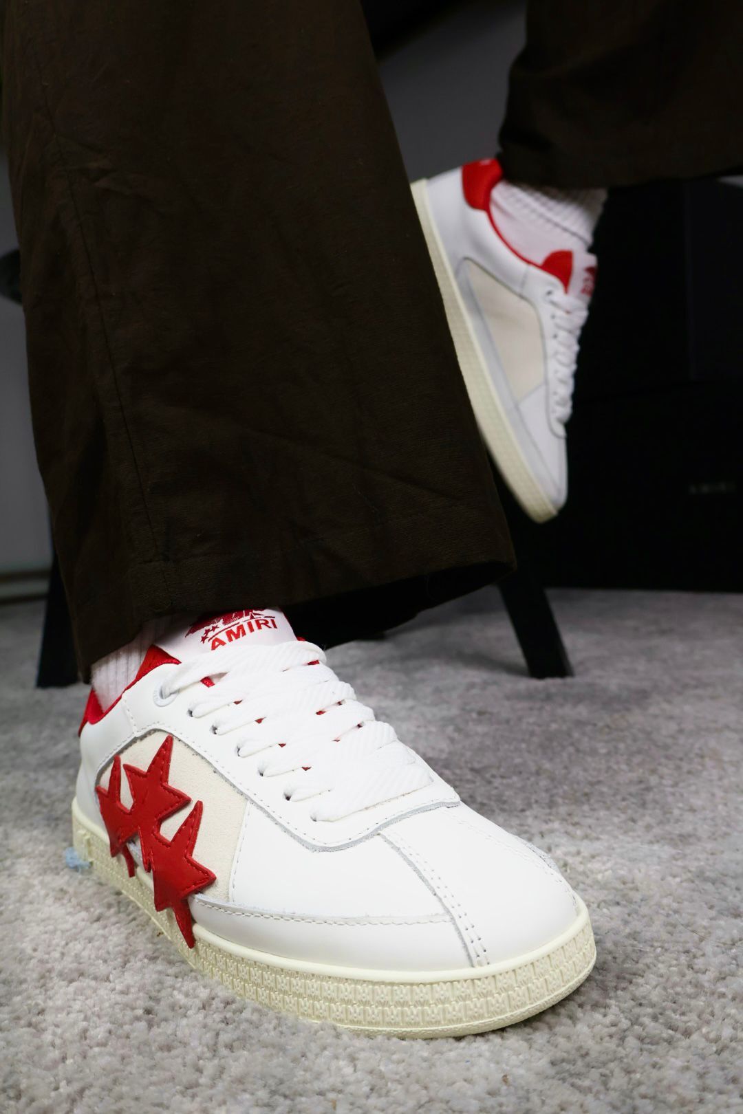 Amiri tenisice / White / Red Details - Slika 2